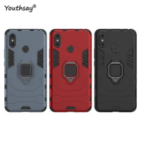 For Xiaomi Mi Max 3 Case Magnetic Finger Ring Kickstand Hard PC Phone Case For Xiaomi MiMax 3 Cover For Xiaomi Mi Max 3 Youthsay