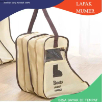 Tas Travel Sepatu Bot Reusable Pouch