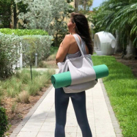 Portable Yoga Mat Bag Yoga Tote Shoulder Bag Carryall Tote for Office, Yoga, Pilates, Travel, Beach and Gym