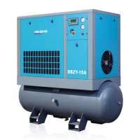 11 kW 15 Screw Compressor Integrated Rotary 16 bar Industrial Air for Cutting Machine