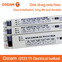 Osram ballast QTZ5 1x28w one tow two t5 fluorescent lamp electronic ballast