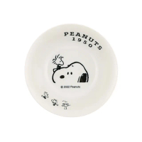 【Kamio】SNOOPY 史努比 陶瓷餐盤 陶瓷盤子 16cm 特寫 白(餐具雜貨)
