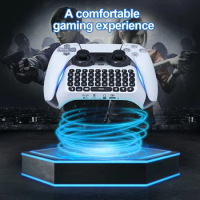 Wireless Keyboard for PS5 Controller Handle External Keyboard for Playstation5 ChatPad Keyboard