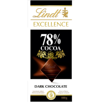 Lindt瑞士蓮 極醇系列78%巧克力片 (100g)