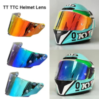 KYT TT COURSE Motorcycle Helmet Visor Lens Full Face Helmet Casco Moto Accessories Windshield Anti-UV KYT Capacete TTC VESC-8