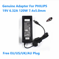 Genuine 19V 6.32A 120W 7.4x5.0mm TPV120-REBN2 Power Supply AC Adapter For PHILIPS AOC Monitor Charger