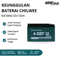 Aki Kering Chilwee 6 DZF 12V 12AH