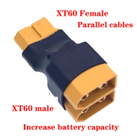 XT60 Parallel Connector Cable Increases Battery Capacity DIY Part Adapter Suitable For Automotive Fiat Spiral Iithium Batteries