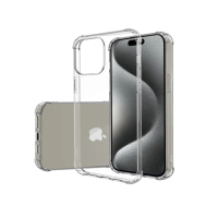 【YOMIX 優迷】iPhone 15 Pro Max 6.7吋空壓氣墊透明防摔保護殼