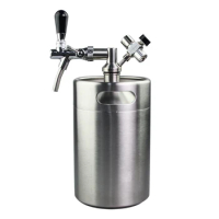 self contained portable beer keg barril 5 l beer growler tap
