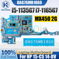 DAG7GMB18G0 For HP 15-CS 14-DV Notebook Mainboard i5-1135G7 i7-1165G7 M16641-601 Laptop Motherboard Full Tested
