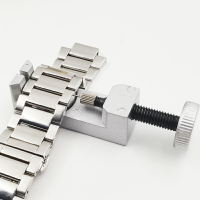 錶帶調整器 調錶器 手錶工具 鐘錶修錶工具通用不鏽鋼錶帶截調器腕錶錬拆卸調節器送加長沖針『WW0580』