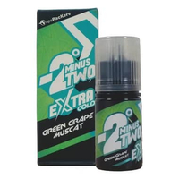 Liquid Saltnic Minus Two Extra Cold Series 30MG 30ML By Vapepackers GREEN GRAPE
