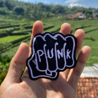 Emblem Patch Bordir Punk Super premium