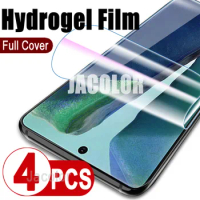 4PCS Hydrogel Film For Samsung Galaxy Note 20 Ultra 5G Samsumg 20Ultra 5 G Galaxi Note20 20Ultra 5 G Water Gel Screen Protector