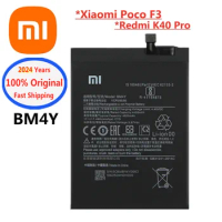 2024 Years Original Battery BM4Y For Xiaomi Poco F3 GT PocoF3 Redmi K40 / K40 Pro K40Pro Phone Battery Batteries Fast Shipping