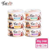 Eats易特廚 貓罐大餐80g/24罐(貓罐頭 副食 全齡貓)
