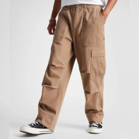 【CONVERSE】長褲 男 休閒褲 寬版 HARBOR CARGO PANT 卡其 10027990-A02