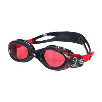 SPEEDO BIOFUSE FLEXISEA L兒童運動泳鏡-抗UV 游泳 SD811595D835 黑紅