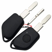 For Peugeot 1 button remote key blank with 406 blade without logo