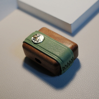 一皮一木 真皮創意適用于蘋果airpods pro耳機保護套二 3代保護殼