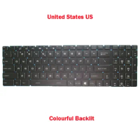 Laptop MS17FK Backlit MS-17EK Keyboard For MSI Bravo 17 A4DDK MS-17FK 17.3' English US Black New