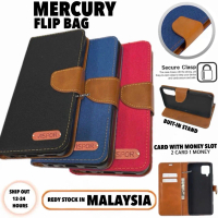 UNTUK SAMSUNG A17 /A16 /A15 /A14 /A13 5G /A13 4G /A12 /A11 /A10S /A10 MERCURY FLIP BAG CARD WITH WAL