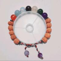 Gelang Tridatu 7 Cakra Full Energi dengan Energi Bulan Purnama, Afirmasi dan Pasupati dari Batu Alam