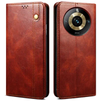 Realme 11 12 Pro Plus 5G Luxury Case Magnetic Leather Book Etui For OPPO Realme 12 Plus Wallet Cover Realmi 12+ 12 11 Pro Funda