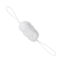 【MUJI 無印良品】攜帶用體用彈性起泡網.附袋/全長約40cm