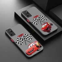 Disney Cars Lightning McQueen Case For Samsung Note 20 10 9 8 Ultra Pro Plus A13 A12 A11 A10 A10S A7 A04 A04E A05 A03 A03S Cover