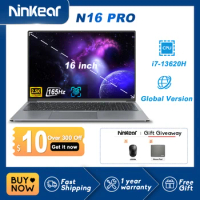 Ninkear N16 Pro Laptop, Intel Core i7-13620H,2.5K IPS ,WiFi 6 165Hz ,32GB RAM 1TB SSD, Gaming Office Laptop Windows 11 Notebook