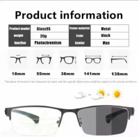 KACAMATA MINUS PHOTOCROMIC ANTI RADIASI HP KOMPUTER MODEL FRAME SETENGAH BINGKAI LENSA BERUBAH WARNA