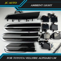 Car Ambient Light Fit for Toyota Vellfire Alphard LM Full Set Car Decorate Light Both Fit LHD Car Inter Door Ambient Light