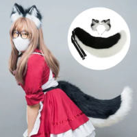 Tail Cosplay Party Anime COSPLAY Halloween Cartoon Accessories Handmade Anime Cosplay Props Ear Role Playing
