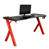 【LOGIS】火焰特工碳纖電競桌(工作桌 電腦桌 120CM)