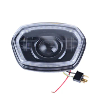 LED Motor Headlight Headlamp with Halo Ring for Vespa Sprint 150 GL / Super GTR