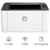 Máy in laser trắng đen đơn năng HP 107w Wifi (4ZB78A)