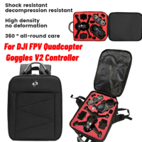 For FPV Backpack Shoulder Bag Carrying Case Portable Waterproof Case For DJI FPV Bag Drone Backpack Combo Drone DJI Goggles Tool