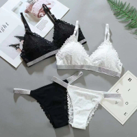Bra dan Cd setelan Wanita Sexy no kawat,thong (7363) Setelan dalaman wanita Dewasa