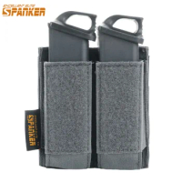 EXCELLENT ELITE SPANKER Tactical Pistol Magazine Pouch Double Molle Mag Bag For Glock M1911 92F Magazines 40mm Grenade