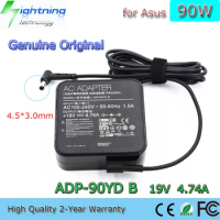 New Genuine Original 90W 19V 4.74A 4.5*3.0mm ADP-90YD B Laptop Adapter for Asus ZenBook Duo UX481FA with plug Charger