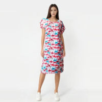 Baju Daster Midi Wanita - Dress Mini Aneka Motif - All Size Fit Rayon Tidur Busui Batik Cantik Nyama