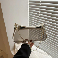 Hot-selling Women's Bag Large Capacity Transparent Stylish Shoulder Bag Trendy Personality High-end 