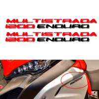 Motorcycle Bicycle Car Fuel Tank Sticker Wheel Helmet Waterproof Reflective Logo Suitable For Ducati Multistrada 1200 Enduro