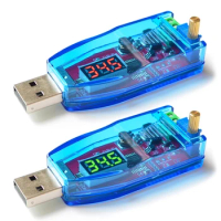 1~50Pcs DC-DC USB Adjustable Voltage Regulator Module 5V To 3.3V 9V 12V 24V DP Red
