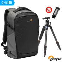 【Lowepro 羅普】300 AW III 攝影後背包＋C15i+ 碳纖維旅遊三腳架套組(總代理公司貨)