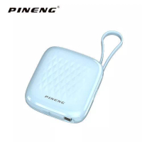 (3C Certified) Pineng PN-833PD 10000mAh 22.5W Fast Charge PowerBank Built-in Cable Type-C Power Bank