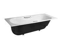 【麗室衛浴】美國KARAT 崁入式鑄鐵浴缸 1700*750*420mm