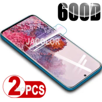 2PCS Hydrogel Safety Film For Samsung Galaxy S20 FE S21 Ultra Plus Screen Protector S20FE S21Ultra S21Plus Gel Film Not Glass